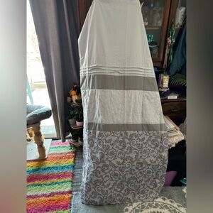 Elegant Gray Patterned shower curtain